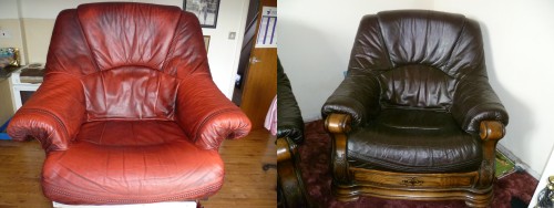 Leather Chair Re-coloured